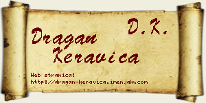 Dragan Keravica vizit kartica